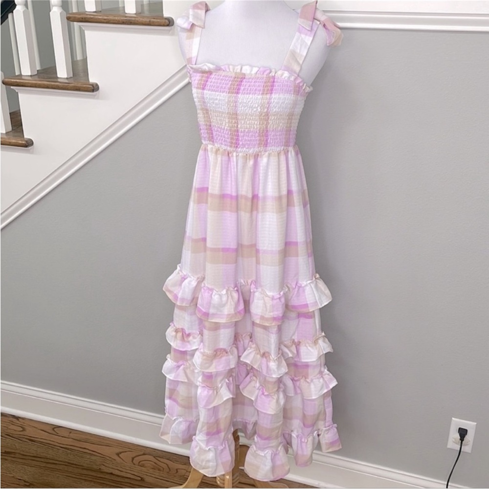 Moon River Spring Style Midi Dress